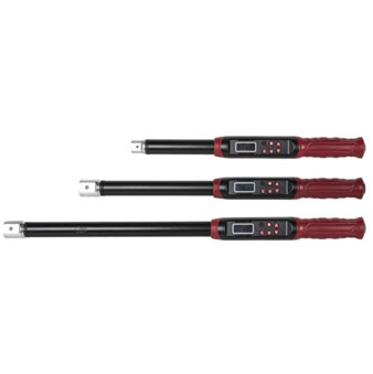 Interchangeable head digital torque wrench