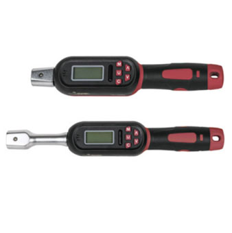 Interchangeable head digital torque wrench